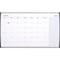 Quartet Magnetic Dry-Erase Calendar Board, 30"x18", Silver Frame QRTARCCP3018 - alternate 1
